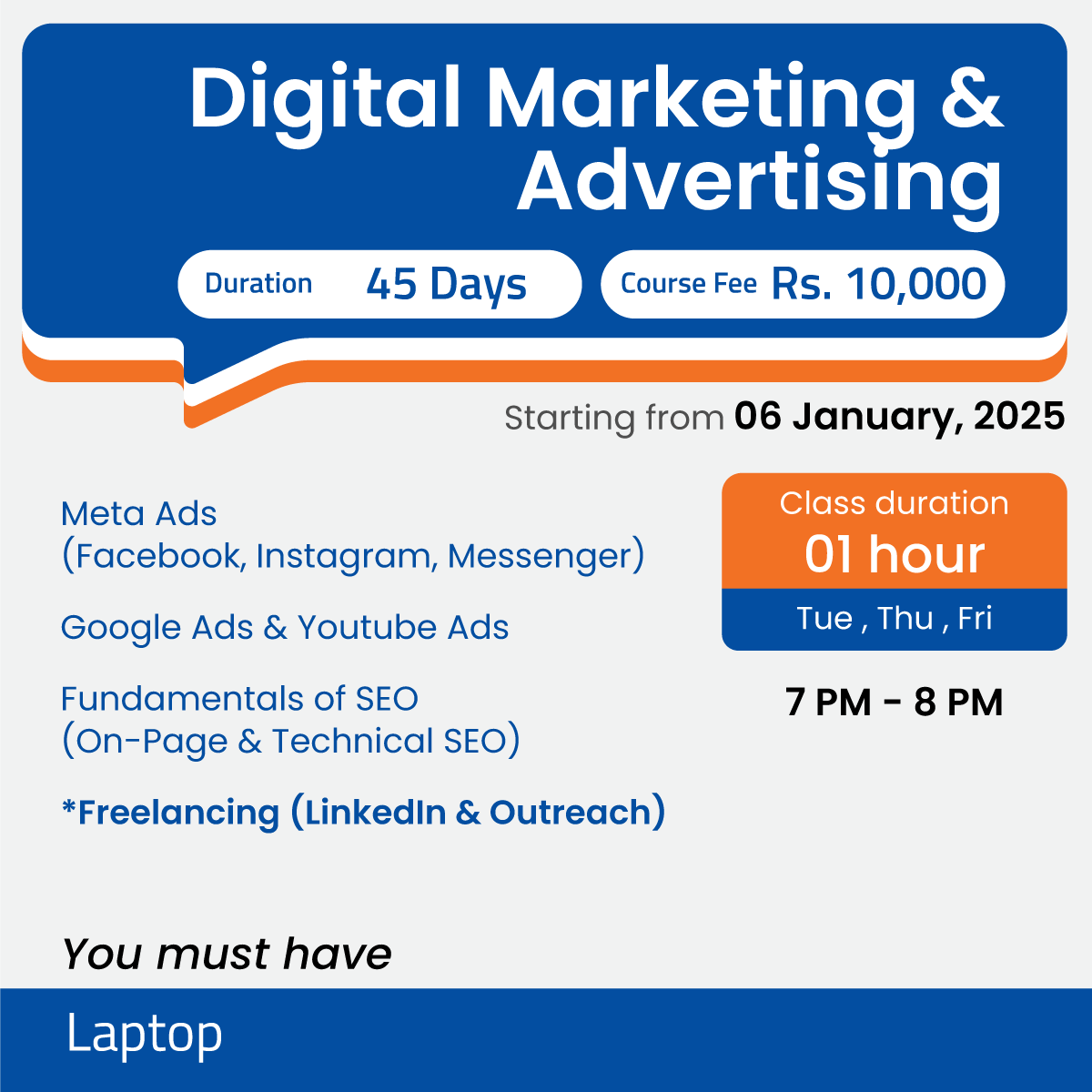 Digital Marketing course